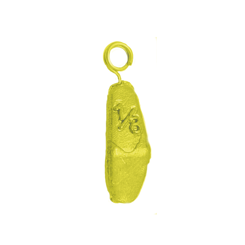 Fishing tackle gear sinkers walking chartreuse lead Canadian angling