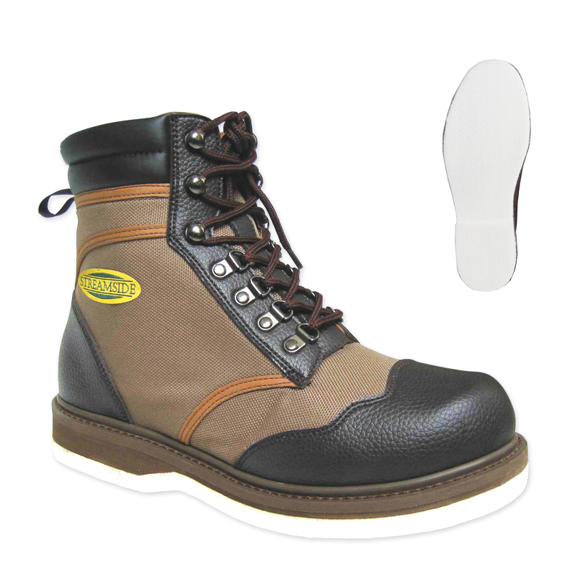 Streamside Adventurer Felt Sole Wading Boots CG Emery