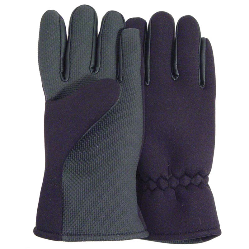 Fishing gloves neoprene full fingered black CG Emery