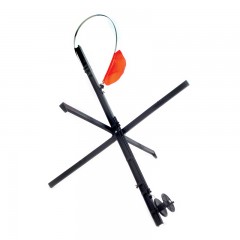 plastic tip-up rig, cheap tip up rig, ultra lightweight tip up rig, ice fishing tip up rig, ice fishing rig, compac plastic tip up rig, compac rig, compac tip up rig