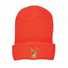 Backwoods blaze orange knit winter touque