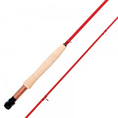 Emery Jupiter junior red fly fishing rod for kids with Titanium and stainless steel guides