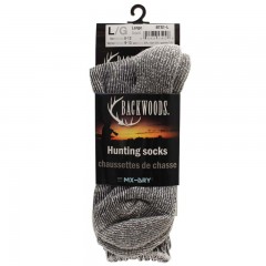 Backwoods gray wool hunting socks