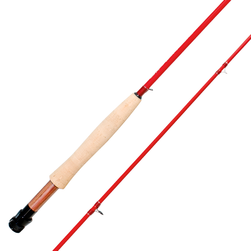 Fly fishing rods cork grips titanium guides CG Emery