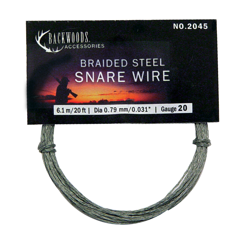 Rabbit snare wire hunting small game stainless steel braided