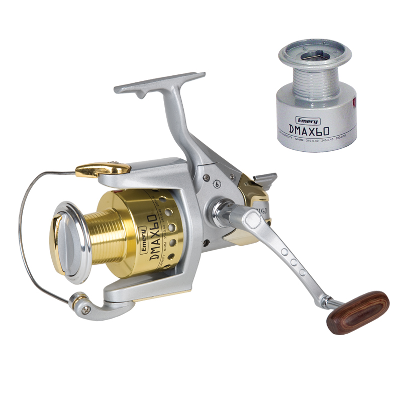 Premium fishing spinning reel vented aluminum spool - CG Emery