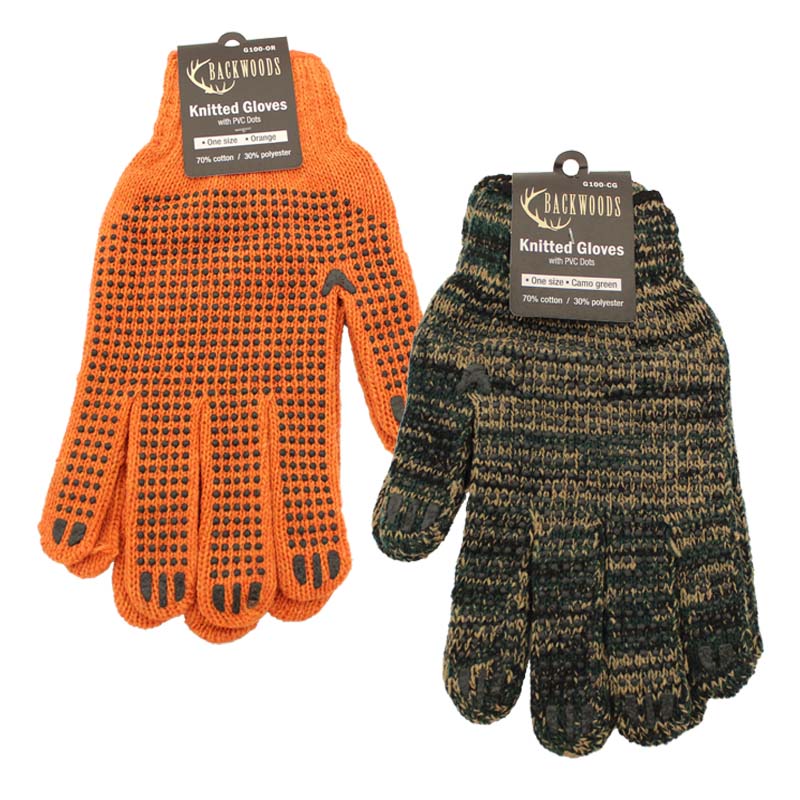 wool camo gloves