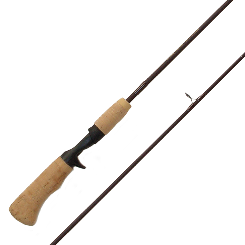 Spincast fishing rod titanium t ring guides - CG Emery