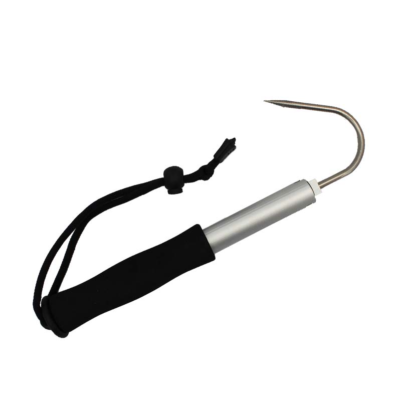 Fishing tools gear gaff hook telescopic extension steel EVA grip - CG Emery