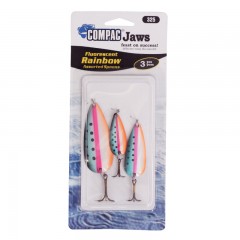Fishing lures for Canadian rivers and lakes, devil bait, magnum, rainbow, tiger, fluourescent - Fishing lures for Canadian rivers and lakes, devil bait, magnum, rainbow, tiger, fluourescent