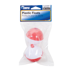 Compac Carded Red & White Bobbers