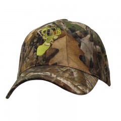 Backwoods Pure Camo hunting cap with deer logo