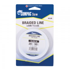 Fishing ice line braided spool Canadian winter