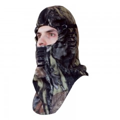 Balaclava camo vent slits waterproof fleece lined