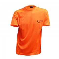 Tee shirt blaze orange hunting polyester