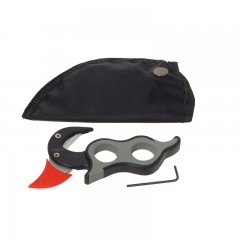 Backwoods gut zipper hunting skinning hook
