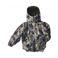 Hunting kids camo insulated jacket with hood