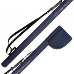 Fly fishing rod, reel case 57 inches shoulder strap