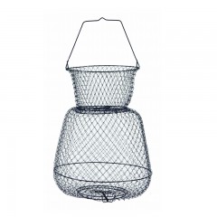 Wire fish baskets with neck and single handle