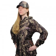 Backwoods Explorer camo women's lightweight hunting jacket