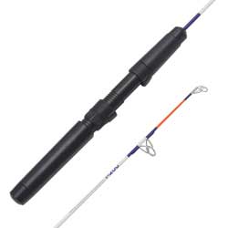 Ice fishing rods solid glass spinning spincast