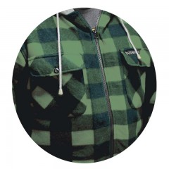  Lumberjack Sherpa Jacket - Green