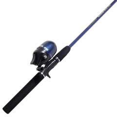 Emery Power spincast combo with 6 foot fiberglass rod and prespooled reel