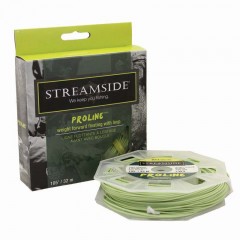 Fishing fly line weight forward floating taper loop green