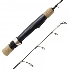 Ice fishing spinning rods short handle cork medium action