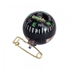 Compass outdoors hiking pin on ball
