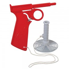 Plastic shooting fly swatter