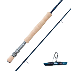 Fly fishing rods SiC guides graphite reel seat - CG Emery